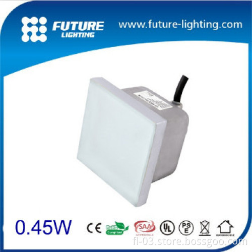 CE RoHS color change waterproof ip67 brick glass with led